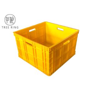 Quality Solid Compact Cube Euro Stacking Containers 50ltr Polypropylene Material wholesale