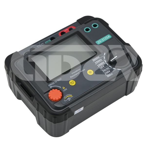 ZX-3125A 250-5000V Digital Insulation Resistance Tester Automatic Handheld