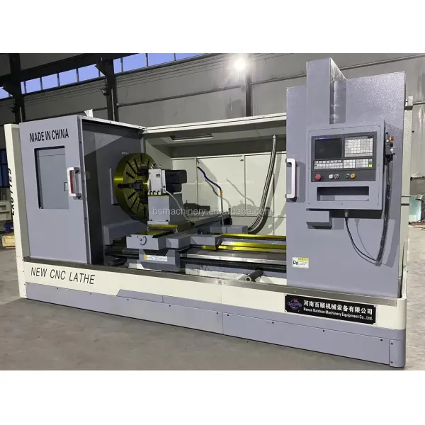 CK61125 Flat Bed Cnc Lathe Horizontal Automatic Turning Machine
