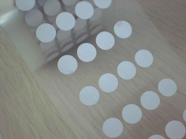 Delivery Products Blank Water Sensitive Sticker With Color Change