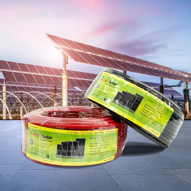 MC4 SAA Approved Solar Pv Cable 6mm2 Wire 6MM Dustproof For Photovoltaic