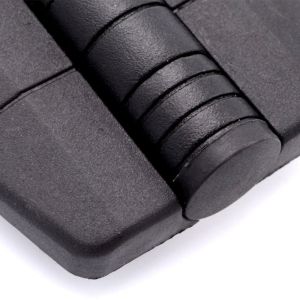 Plastic Butterfly Door Hinges Black Rotate 90 Degrees