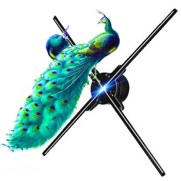 Cheap Naked Eyes 3D Holographic Display Four Blades For Indoor Wifi App Control for sale