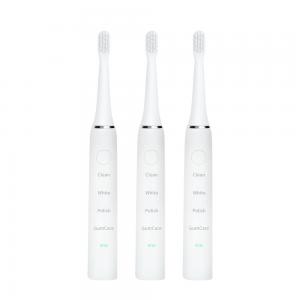 Quality 2 Brush Heads Ipx7 Toothbrush , Fast Charging Sonic White Toothbrush wholesale