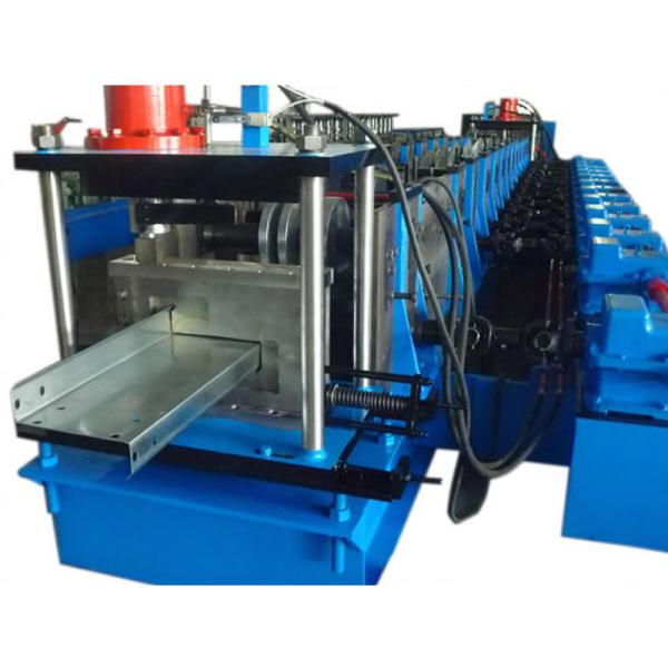Cheap PLC Control 20 Stations CZ Purlin Roll Forming Machine With 12-15m / Min Speed for sale