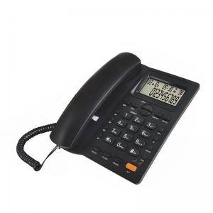 Quality ABS Caller ID Telephone Adjustable LCD Brightness Corded House Phones wholesale