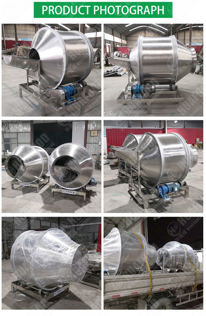 22rpm Stainless Steel Powder Waist Drum Mixer Agitator