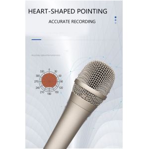 Noise Canceling Studio Condenser Microphone 140dB SPL Tiktok Karaoke Microphone