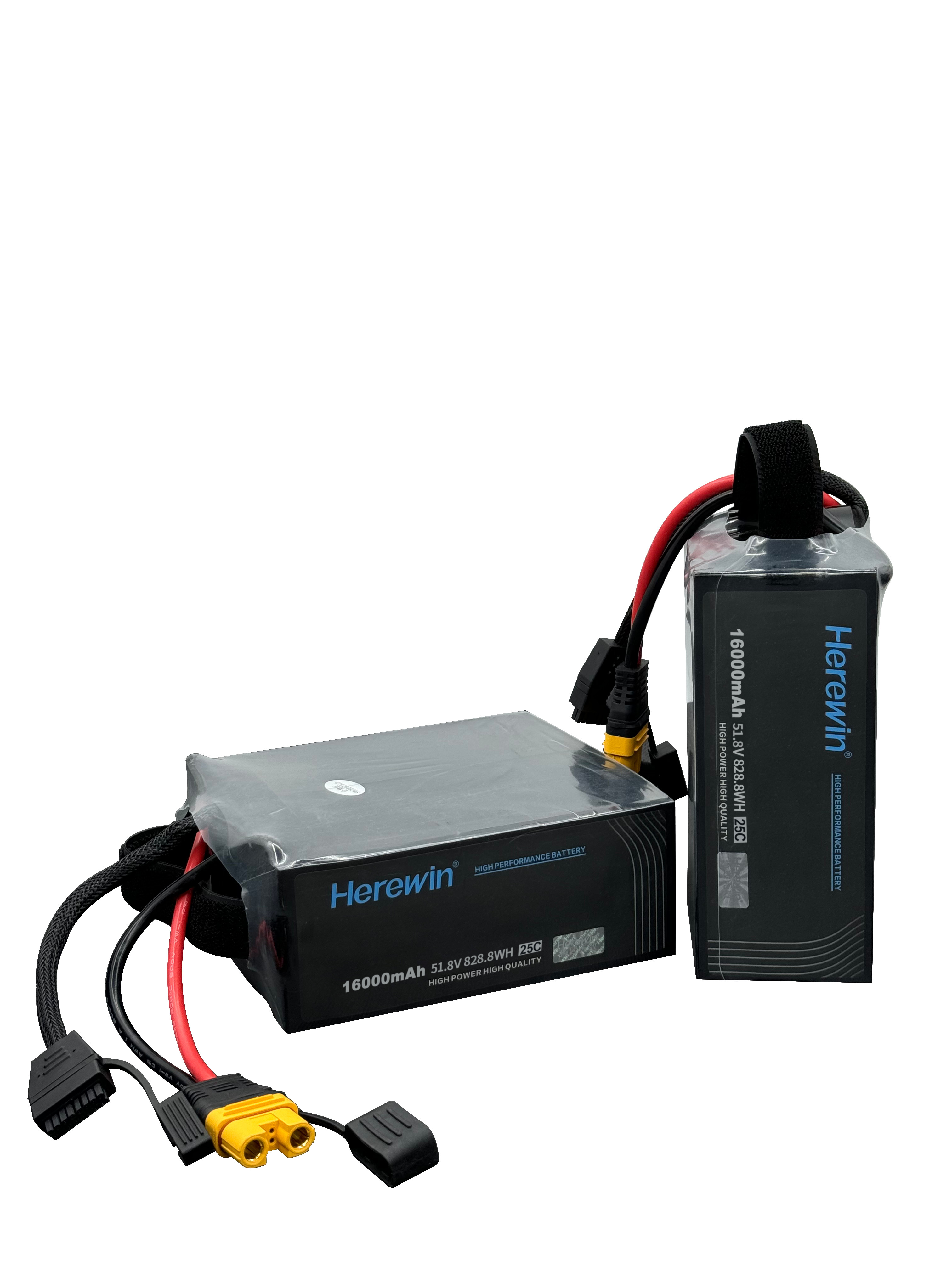 Herewin 14S1P 16Ah 51.8V LiPo Pouch UAV Battery 25C High Discharage Rate