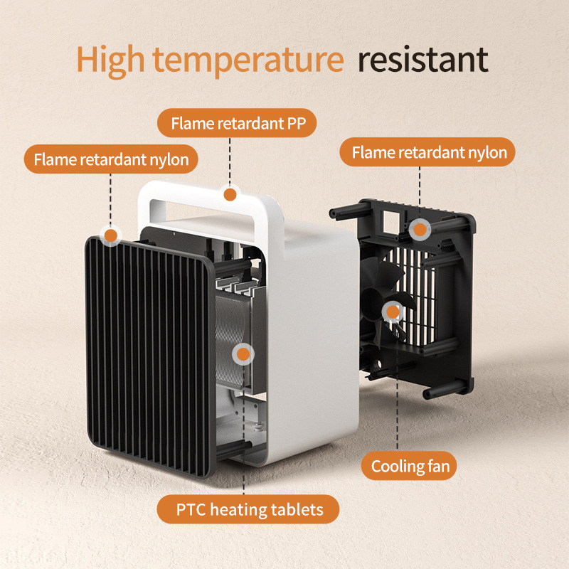 Desktop Space Electric Heater Fan App-Controlled Portable Home PTC Heaters for Winter