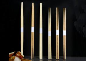 China Household Sushi Double Headed Disposable Bamboo Chopsticks Custom Logo on sale