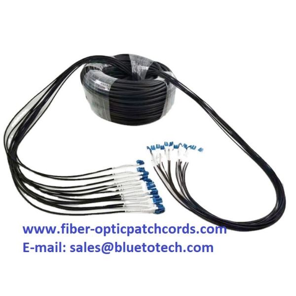 LSZH Single Mode Fiber Patch Cord MU Unitboot To MU Uniboot Duplex Fiber Jumper