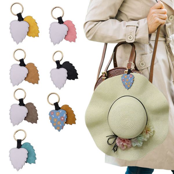 Fashion Sublimation Leather Magnetic Cap Clips Custom Hat Clip Sun Hat Clip Golf Hat Clip