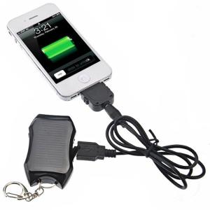 China 1200mAh mini keychian solar power bank for mobile phone with cheapest price and high quali on sale