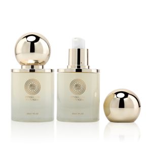Quality OEM Luxury Cosmetic Packaging Set With Round Ball Cap 150ml wholesale
