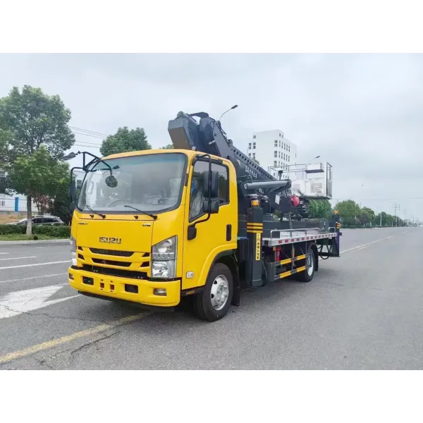 Isuzu 36m Hydraulic Aerial Work Truck, Aerial Work Lift Truck, Telescopic Hydraulic Lift Truck, Sold at Special Price