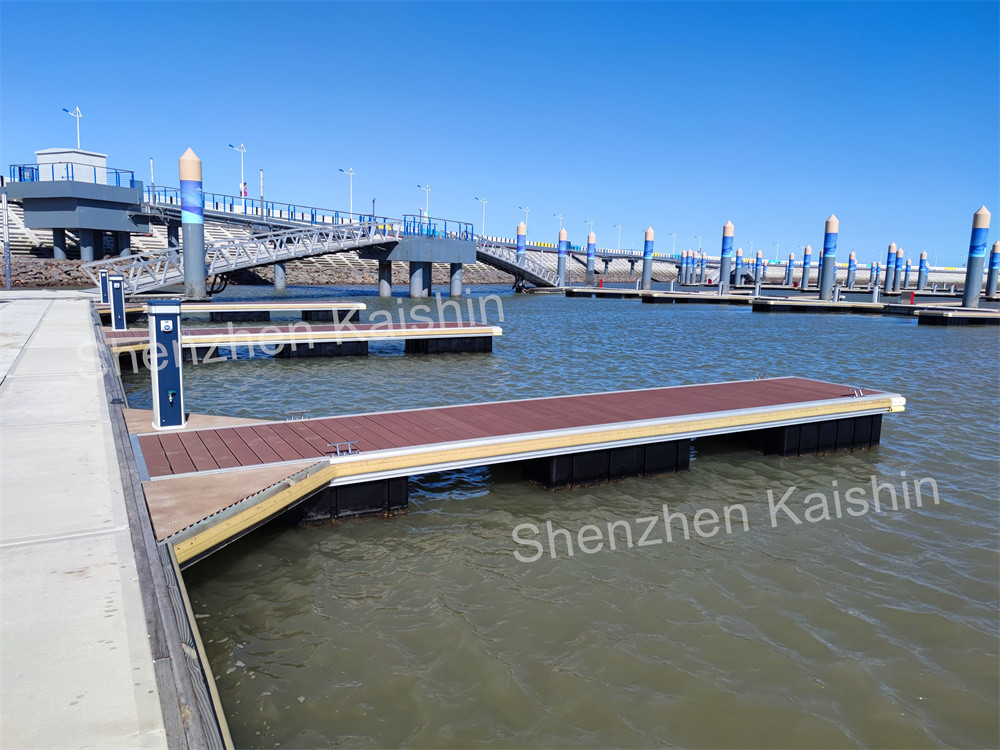 Quality Kaishin Aluminum Alloy Marine Floating Dock Harbour Dock Pontoons wholesale
