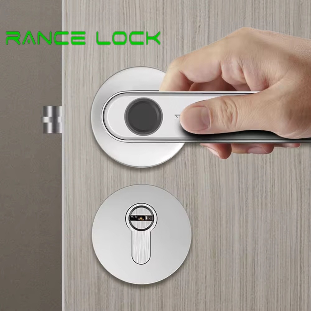 Password Fingerprint Door Lock Tuya App Biometric Electronic Door Lock 30mm - 60mm