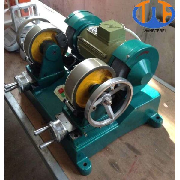 Double Head Grinding Tester Rubber Testing Equipments 12 M / S Grinding Wheel Line Speed
