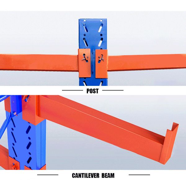 Customized Warehouse Cantilever Rack Shelves Storage Efficiency With Custom Solution