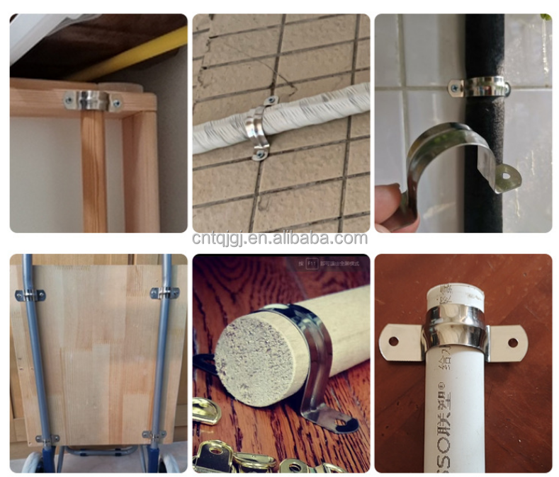 Metric Measurement System ZINC PVC Pipe Fitting Saddle Clamp Collar Clamp Split Pipe Saddle Clamp for Customized Solutions