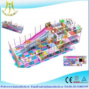 China Hansel baby play yard for indoor and outdoor amusement equipment on sale