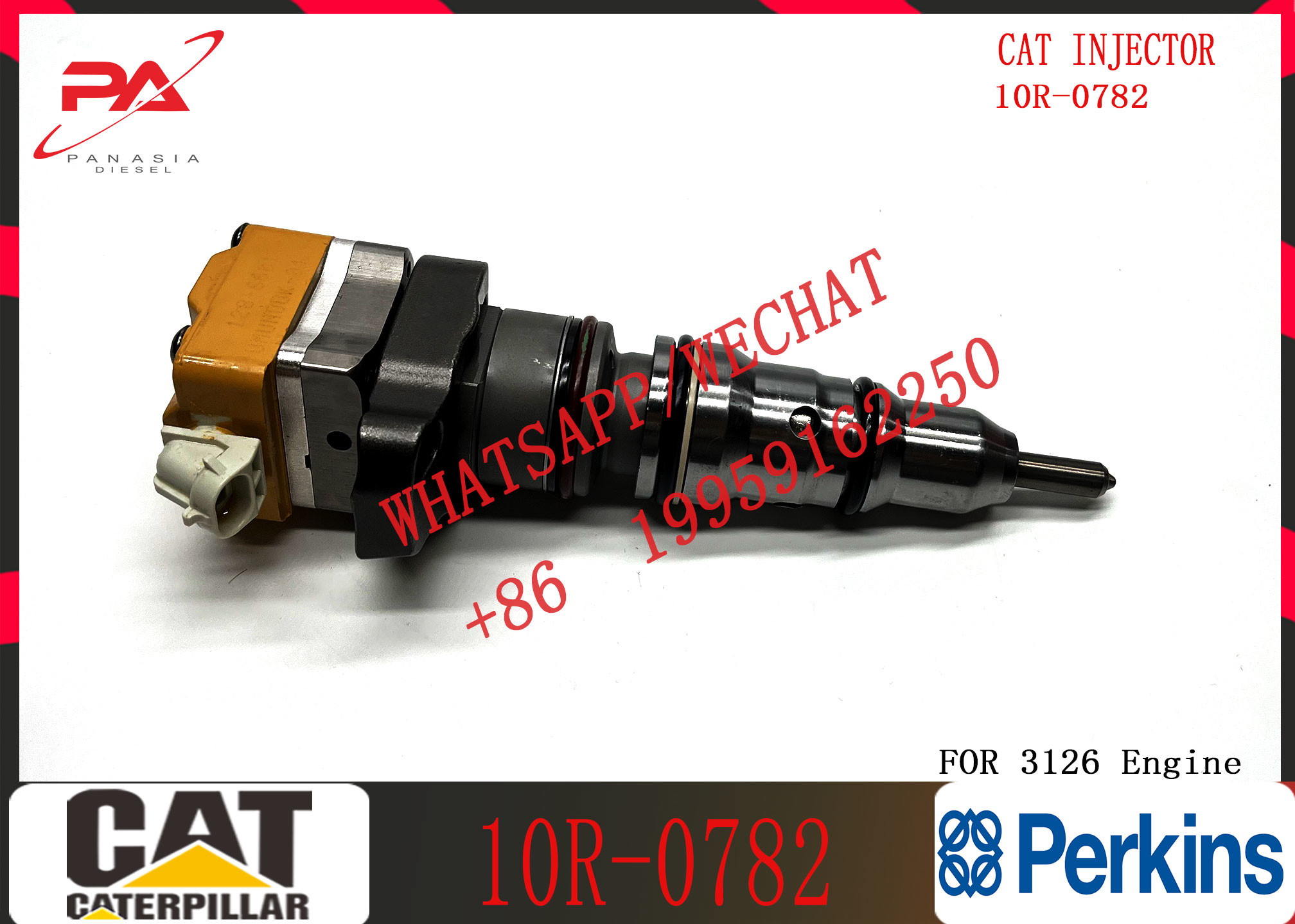 common rail injector 10R-0782 178-0199 232-1168 173-9268 162-9610 232-1183 111-7916 177-4753