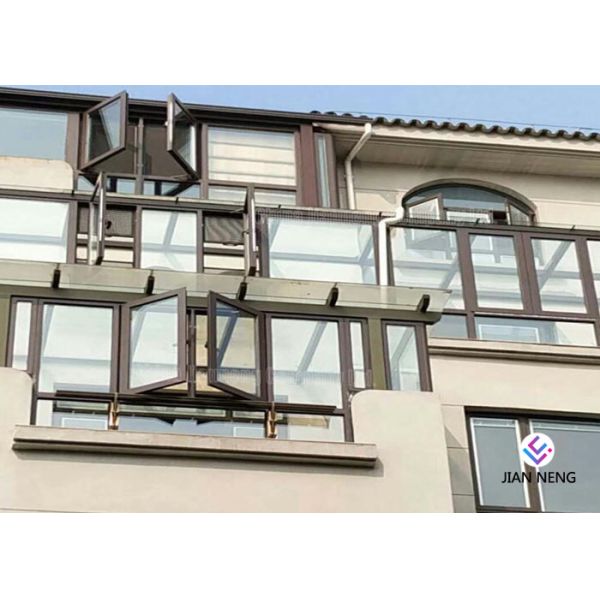 Powder Coating Frames Aluminium Windows And Doors With Mosquito Nets