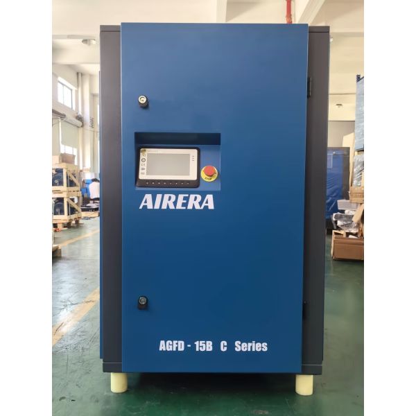 380V Small Screw Type Air Compressor Low Pressure 15kw Air Cooling