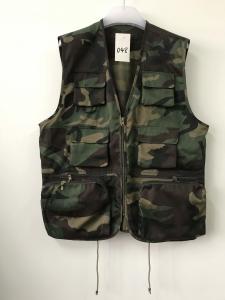 China Mens classic vest, mens waist coat, camo vest in T/C 80/20 fabric, 048 camouflage vest, S-3XL on sale