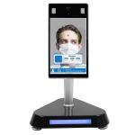 Hand Sanitizer Dispenser Touch Panel Face Recognition Temperature Kiosk
