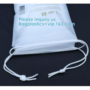 Biodegradable Drawstring Laundry Bag With Printing,Logo Printed Poly Drawstring