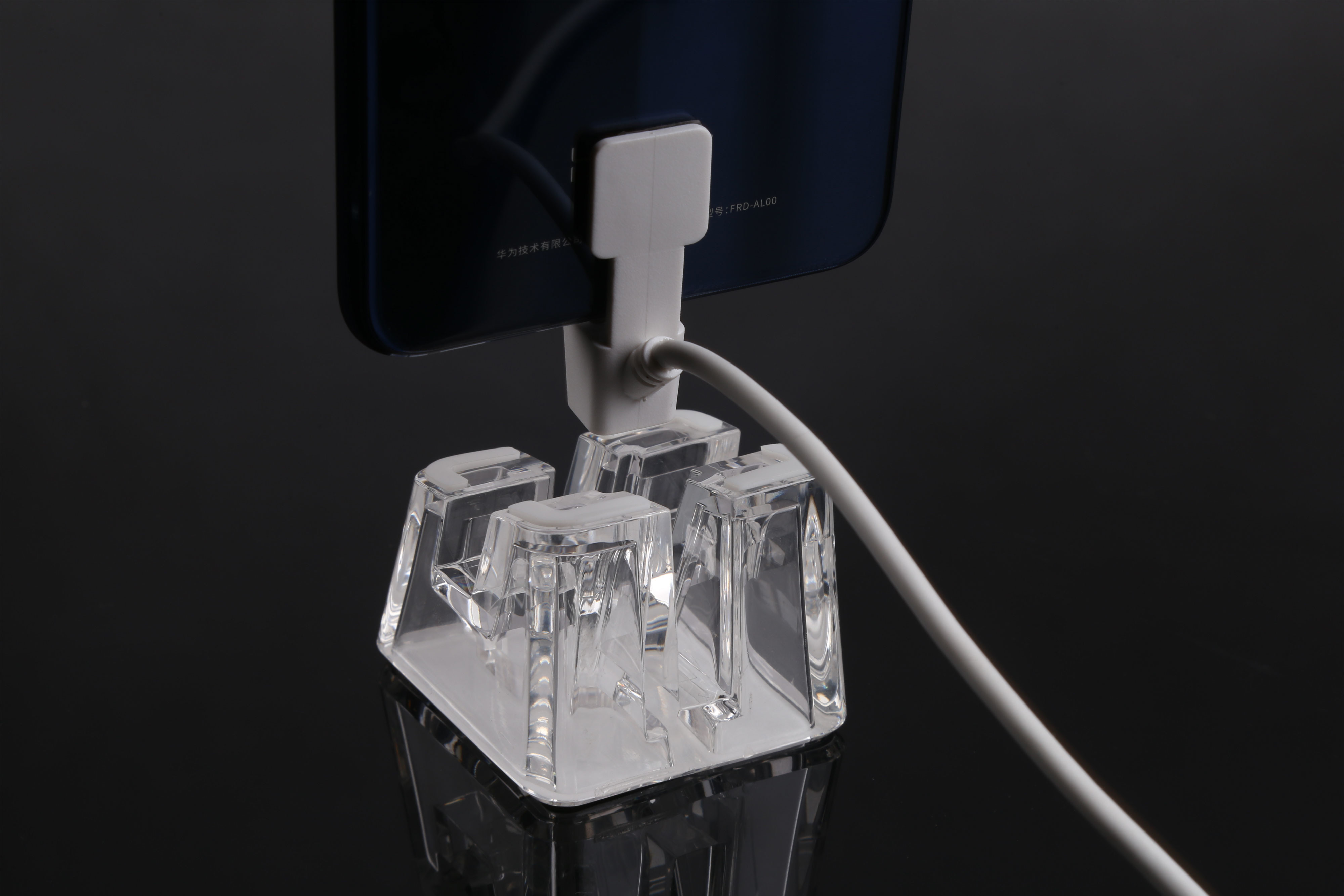 COMER Clear Acrylic menu Stand Countertop menu display holder for mobile phone accessories stores