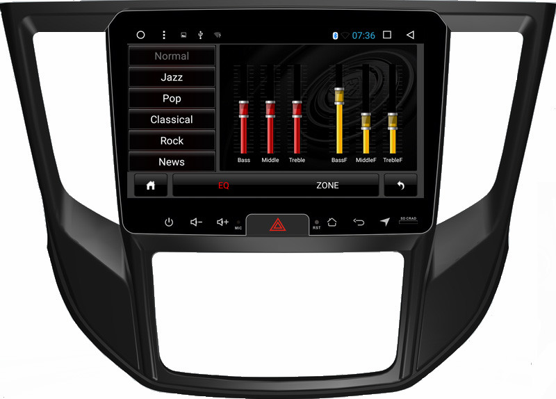 Ouchuangbo car radio capacitance multiple touch screen android 6.0 for Mitsubshi Lander 2017 support bluetooth SWC USB
