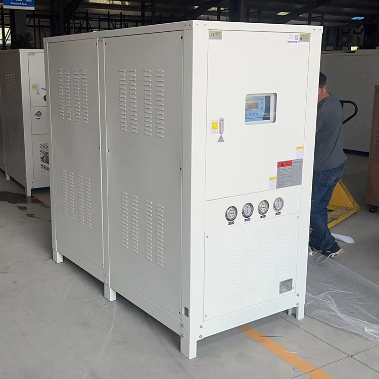 Portable 5 Ton Water Cooled Chiller PLC Control Remote Monitoring For Industrial Commercial HVAC System