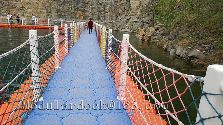 Plastic Hdpe Modular Floating Bridge