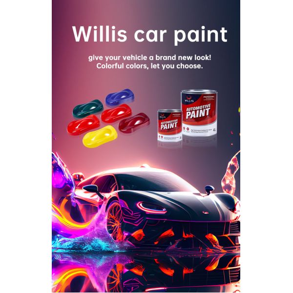 Excellent Gloss and Hardness 2K Solid Paint for Car Finishing