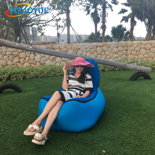 New arrival design air folding bed inflatable air bean bag chair