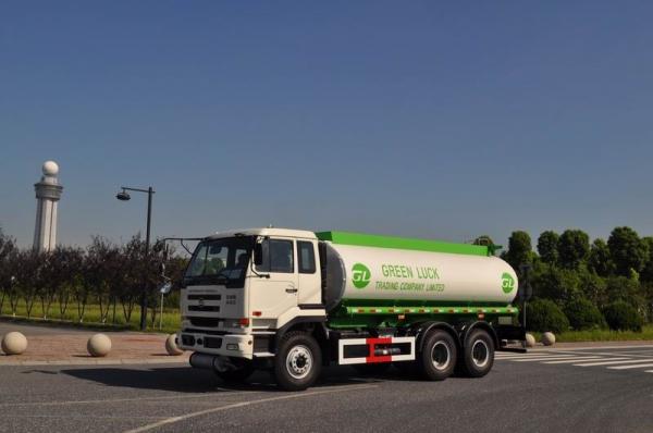 Cheap 5,944 US Gallon 320HP Aluminum Alloy Oil Tank Truck with 6x4 DongFeng Nissan Diesel Chassis for sale