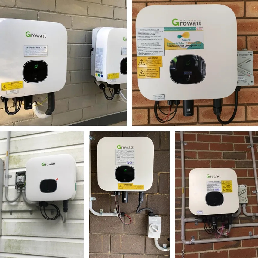 Growatt Solar Inverter MIN 6000TL-XH Hybrid Single Phase 6KW Solar Power Inverter With GPRS Usb Interface