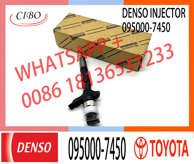 0950007450 Genuine Diesel Injector 23670-30290 23670-39165 095000-7450 for Toyota Dyna 3.0 d, 1KD-FTV, D-4D, Dutro, 300,