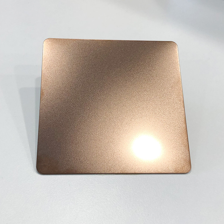 2mm Thick Bead Blasted Decorative Stainless Steel Sheet Metal Mill Edge