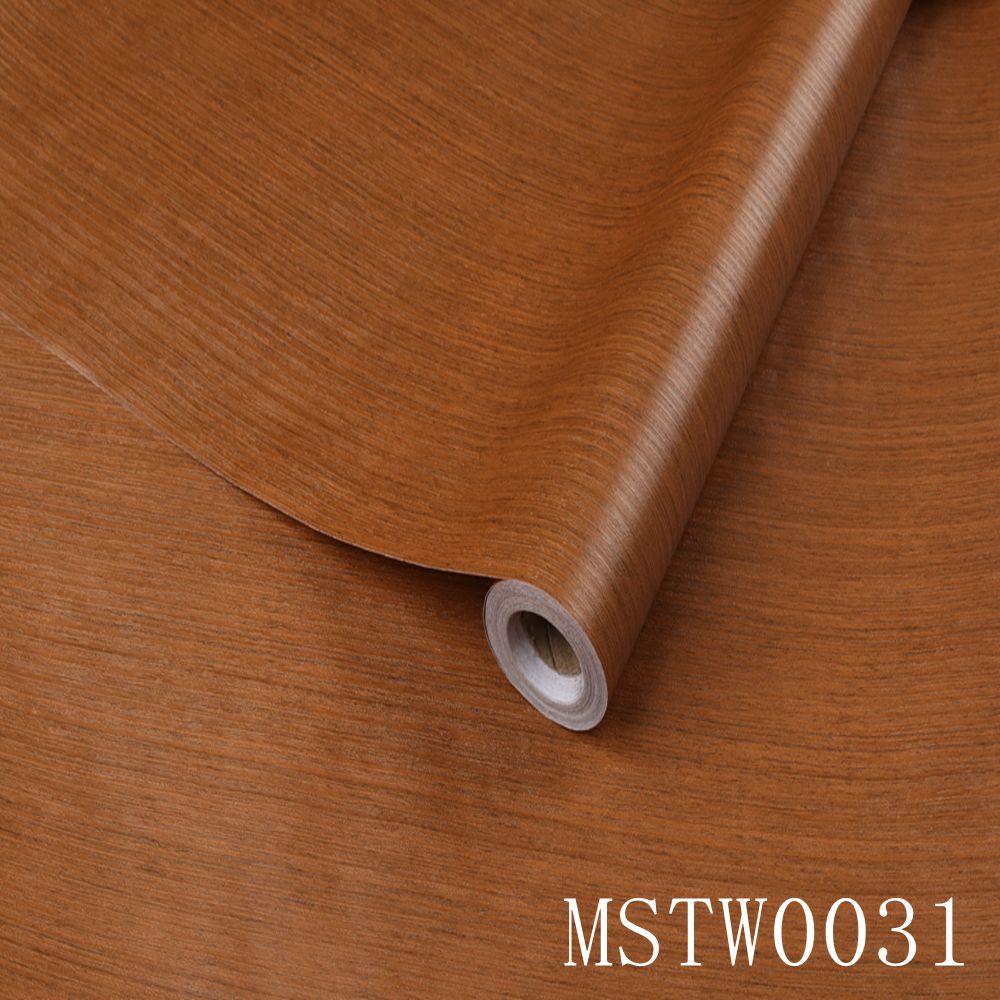 Modern Style PVC Natural Embossed Wood Grain Self Adhesive Decorative Wallpaper Sticker oak wood wallpaper