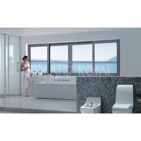 Fashion Customized Aluminum Sliding Windows Double Glazed 5mm+12A+5mm Glass