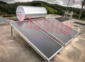 Quality Blue Titanium Collector Flat Plate Solar Water Heater , Solar Powered Pool Heater wholesale