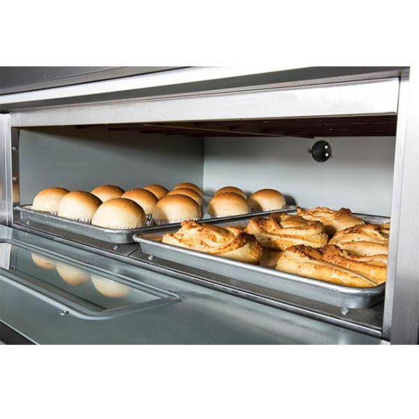 Four Plates 2 Deck 4 Trays Gas Oven For Bakery Bread Shop