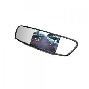 China 4.3 Inch Rear View Mirror Car TFT LCD Monitor Car Rearview Mirror 300 Cd/m2 on sale