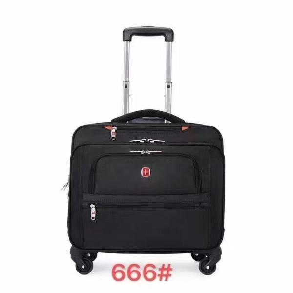 Zipper Luggage Multi-Functional Business Luggage Waterproof Materials Trolley