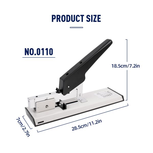 28.5*7*18.5cm High Capacity Manual Jumbo Book Stapler Machine for Office 100 Sheets
