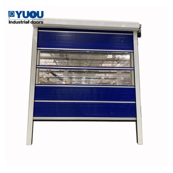 PVC Curtain High Speed Rolling Shutter Door for Car Washing Room